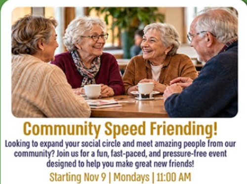 תמונת מופע: Community Speed Friending
